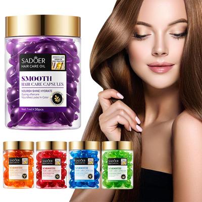 30pcs Nut Oil Hair Care Capsules Improve Frizz and Moisturize Scalp Essential Oil Capsules Conditioner Hair Care Essential Oil
