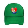 Illustration with Feminine Rage Slogan Mesh Baseball Cap