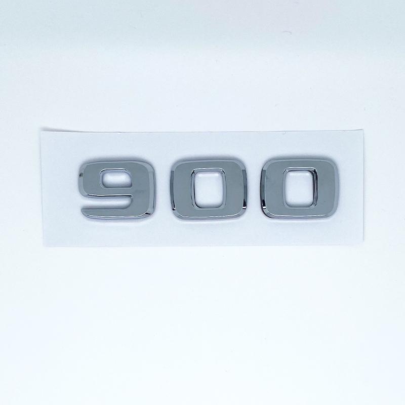 Black Silve Letters B25 30E 900 850 800 700 ABS Emblem for Mercedes Benz Brabus E W212 W213 Car Trunk Badge Logo Sticker