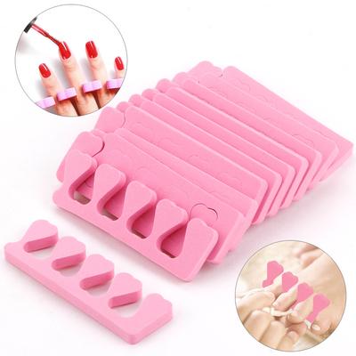 Nail art dita dei piedi separatori dita piedi spugna morbido gel UV strumenti di bellezza polacco manicure pedicure professionale