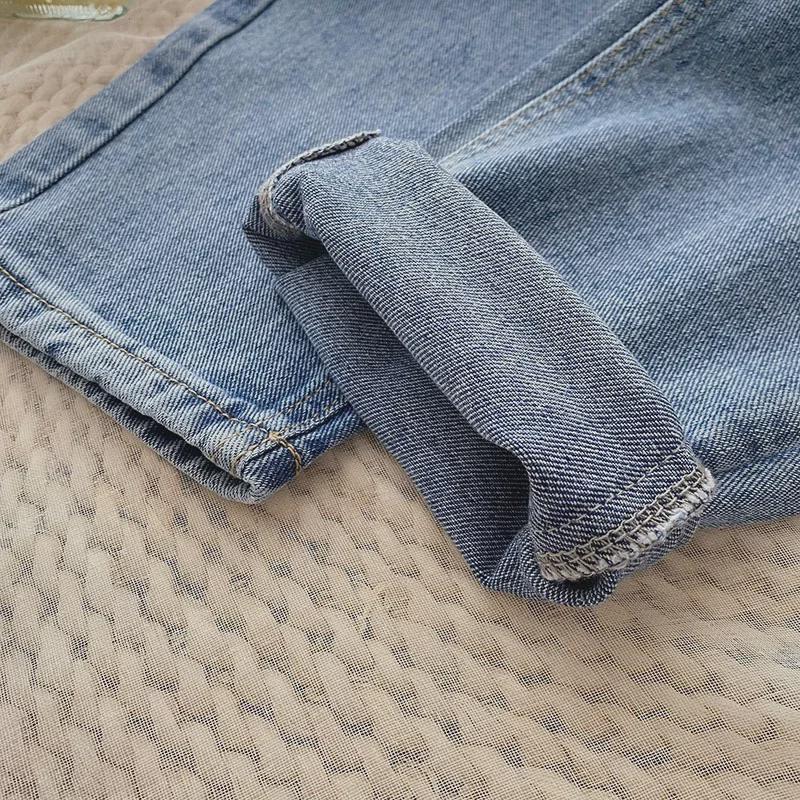 Women's High-Waist Retro Slim Straight Jeans  Thin Carrot Fit