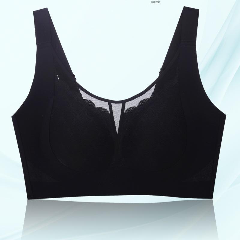 

Women s Thin Adjustable Bra with No Steel Coil and No Scar Women s Anti-expansion Bra Push Up Bra M чорний