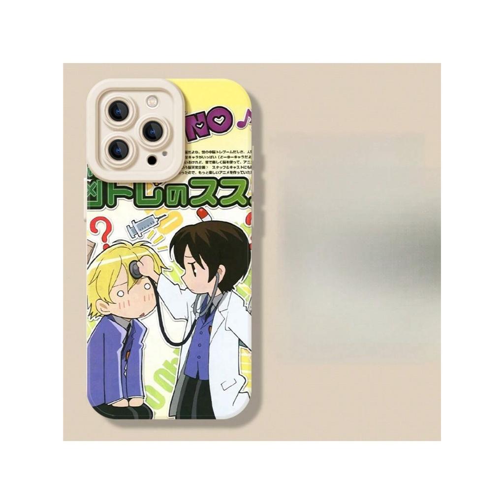 Ouran High School Host Club Character Collage Soft TPU Phone Case For IPhone 15 Pro Max & Samsung Galaxy S24 Ultra, Shockproof Cover
