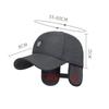 Winter Thick Embroidered Rhomboid Letter Cotton Cap Men's Cold-Proof Cap Middle-Aged and Elderly Warm Outdoor Ear Protection Cap