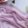 6pcs Purple Table Runner 90*180CM Rustic Gauze Wedding Reception Table Decor Boho Table Cloth Runner Baby Shower Home Decor