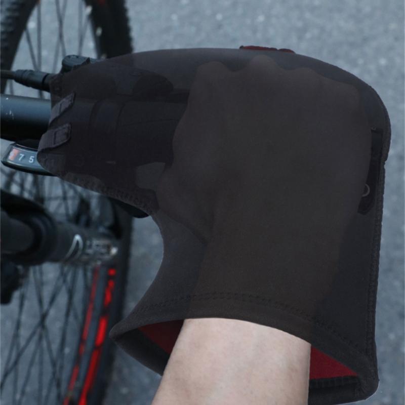1 Pair Windproof Biking Gloves Thicken Handlebars Gauntlets Handlebars Muffs Winter Hand Muffs Handlebars Thermals Glove