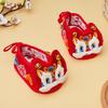 Infant Soft Sole Embroidered Shoes - Dragon & Tiger Design