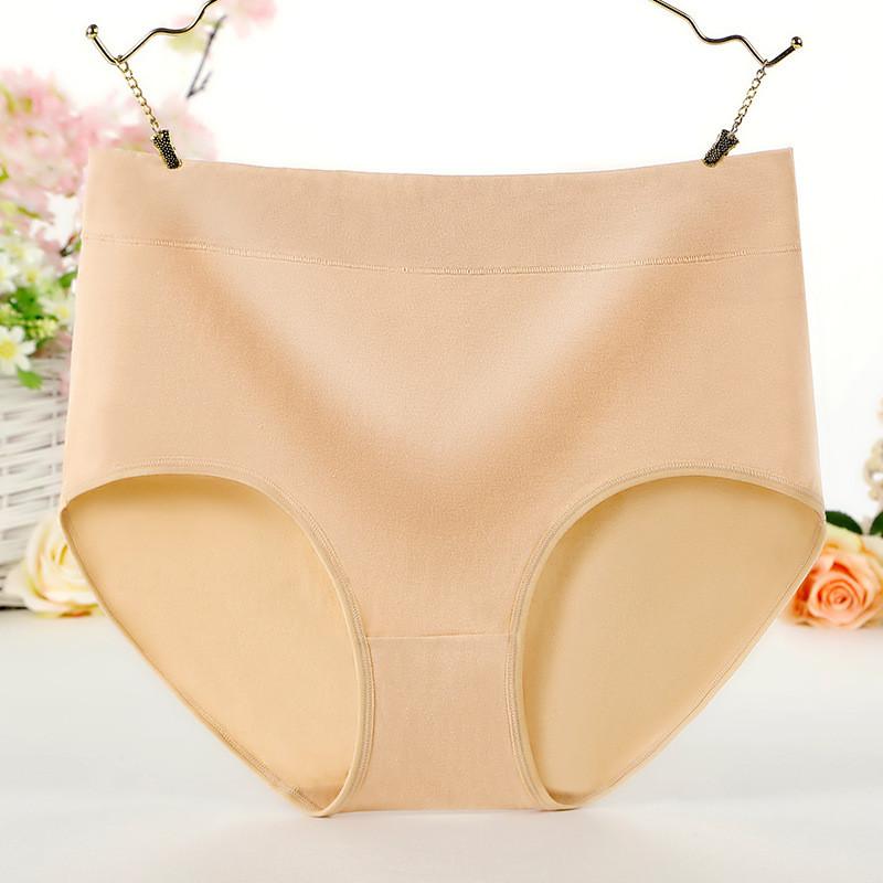 Comfortable High Waist Cotton Panties For Women Plus Size Breathable Tummy Control Underwear For Moms And Plus Size Ladies