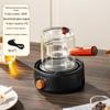 Round Lattice Multifunctional Electric Ceramic Tea Maker Set