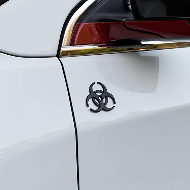 1pc Umbrella Emblem, Metal Car Decal (Stylish & Protective), Custom Vehicle Badge, Automotive Exterior Accessory