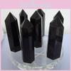 Natural Obsidian 100 Black Quartz Crystal Stone Point Healing Wand Hexagonal