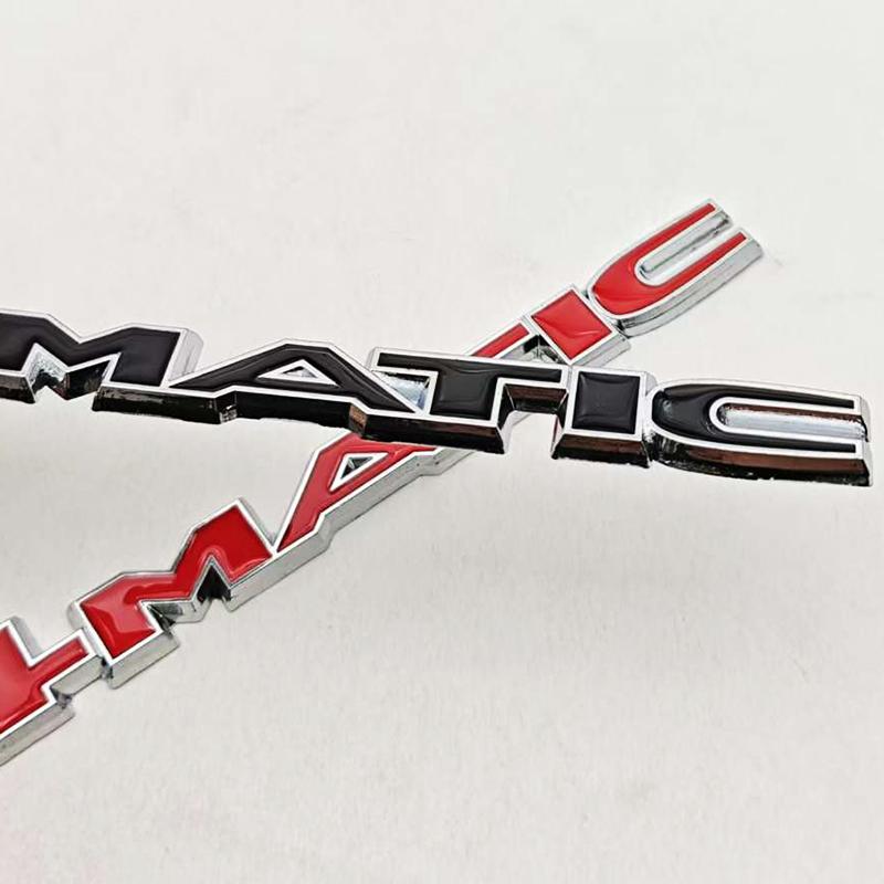 3D Metal Car Styling Logo 4MATIC 4 MATIC Badge Sticker Rear Trunk Emblem For Mercedes Benz A B C E G S GLA  GLC GLE Class AMG
