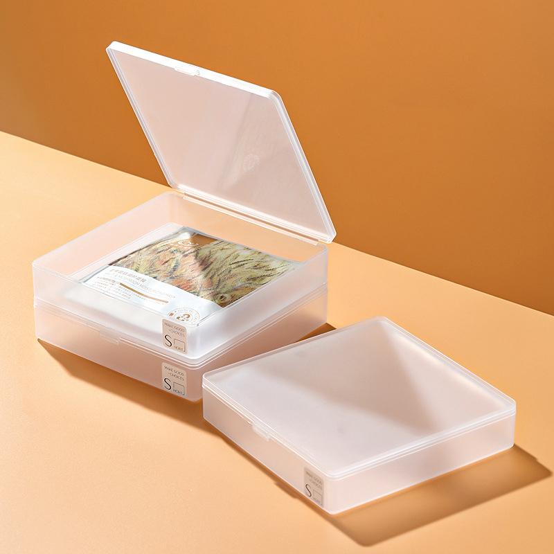 Mini plastová krabička Obdélníková krabička Průsvitná krabička Balící krabička Úložná krabička Prachotěsná Odolná úložná schránka na šperky