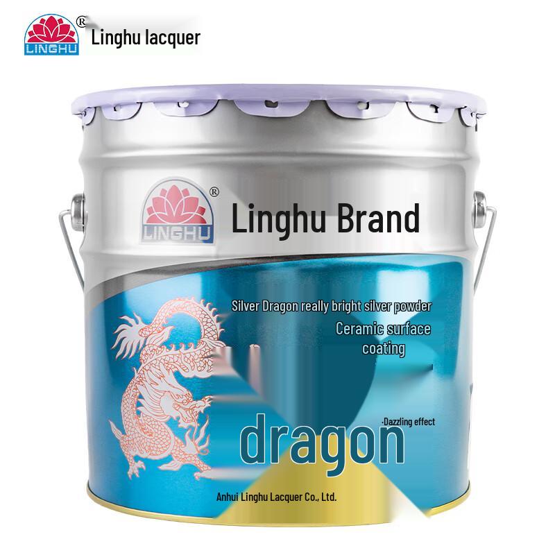 Glossy Metallic Silver Rust-Proof Paint 10L