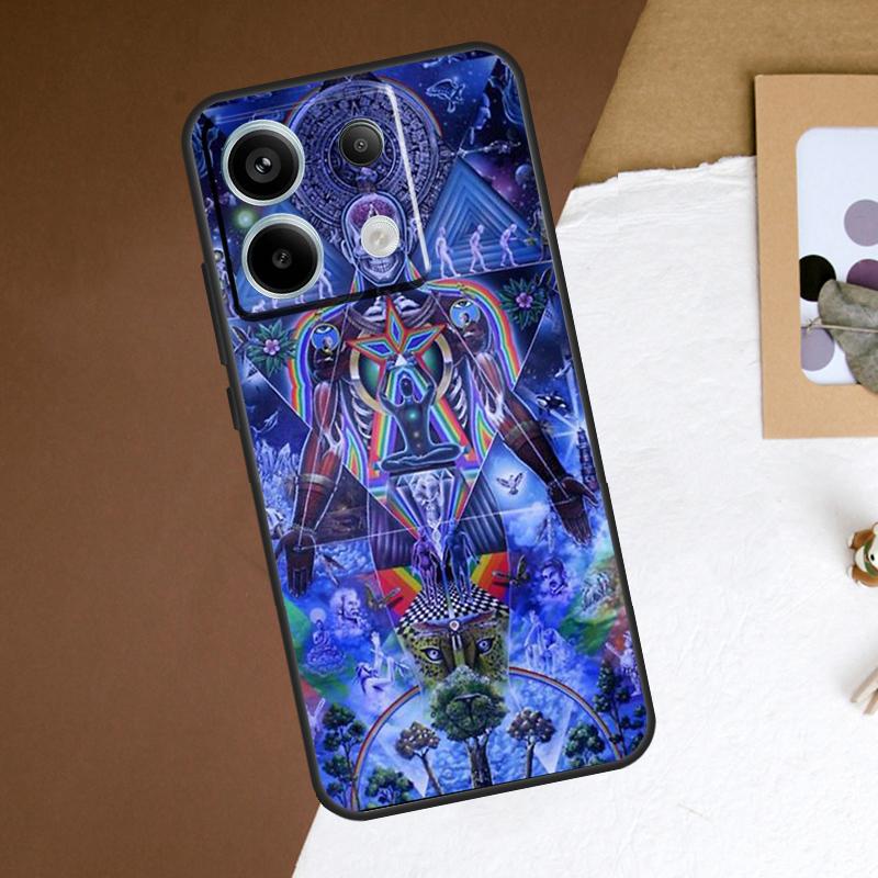 Mandala Chakra Insist Yoga Case For Redmi Note 13 Pro Plus 9 10 11 12 Pro 9S 10S 11S 12S Cover For Redmi 12 C 10C 13C