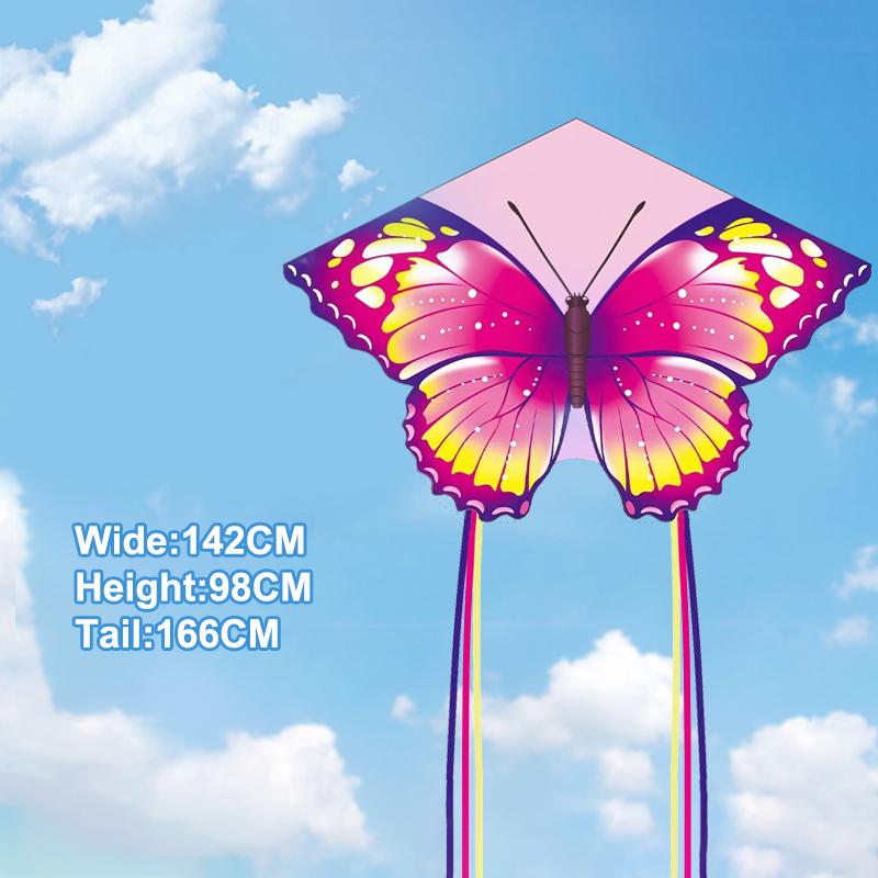 1.4M Colorful Butterfly Kite Flying Toys For Children Kites Flying Fish Kites Professional Wind Kites Toy Sports-Leisure Kite Ai