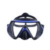 Large Frame Anti-Fog Diving Mask with Tempered Glass and Nose Clip for Adults