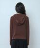 PISCESS Button-Up Slim Fit Hoodie_Brown