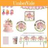 Farm Themed Party Tableware Set Plastic Utensils And Paper Products