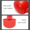 16 Pcs Automatic Chicken Water Cup Plastic Chicken Watering System Poultry Water Feeder Cup for Chicken Duck Goose Turkey