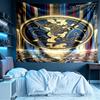 Club America Print Tapestry, Lightweight Wall Hanging, for Bedroom, Dorm, Living Room, Home Art Decor, Birthday Christmas Gift