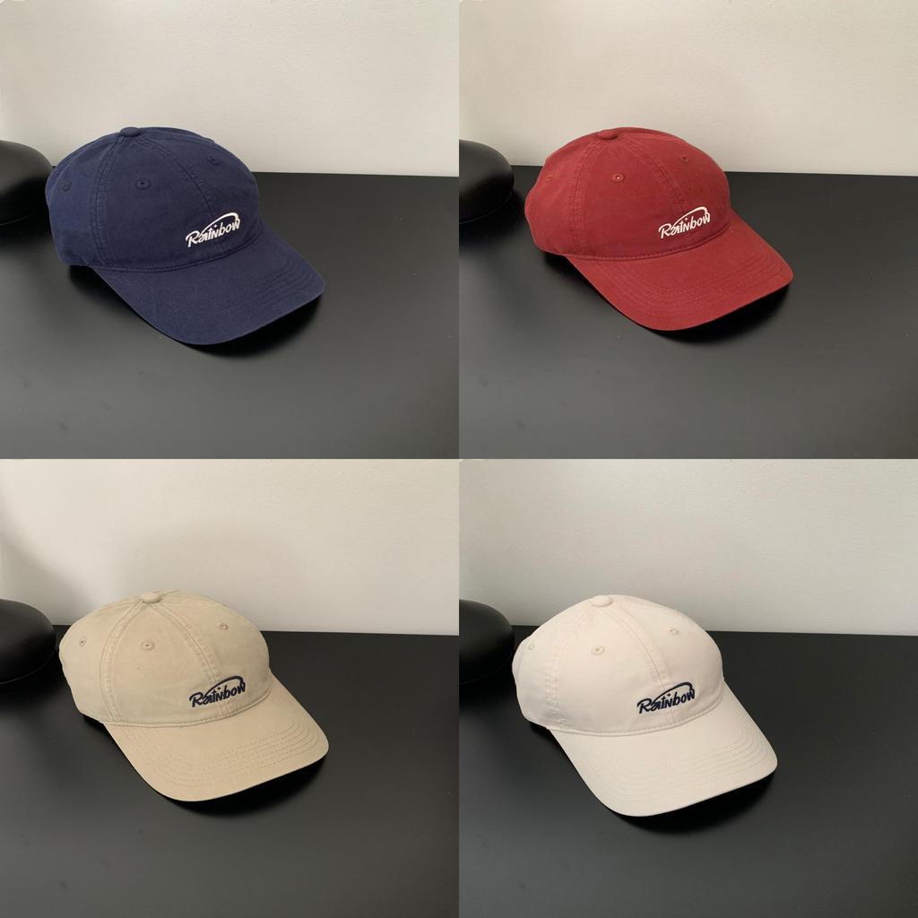 Casquette de Baseball pour Femmes Nouvelle Broderie Lettre Large Bord Chapeau de Soleil Décontracté pour Printemps Été
