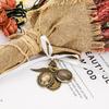 Lusofie Wedding Memory Lacy Oval Bouquet Photo Charms Angel Wing Memorial Charms for Bridal Shower and Bachelor Party