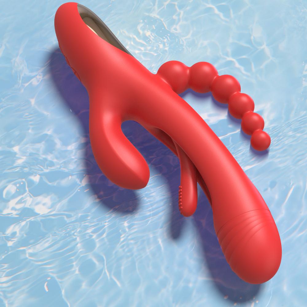 Rabbit Tapping Vibrator G-Spot Patting for Women 3 In 1 Clitoris Clit Stimulator Powerful 21 Modes Sex Toy Female Goods Adults
