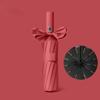 New Buckle Umbrella, Fully Automatic, Portable, Enlarged, Thickened, Reinforced, Night Light, Reverse Folding