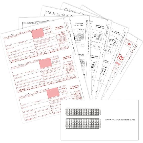 1099 NEC Tax Forms 2025 with Envelopes, 1099 NEC Tax Form Kit– Great for Accounting, 25 Self Seal Envelope, 25 Pack (1099 NEC 25 With Envelopes) 1099 NEC 25 With Envelope