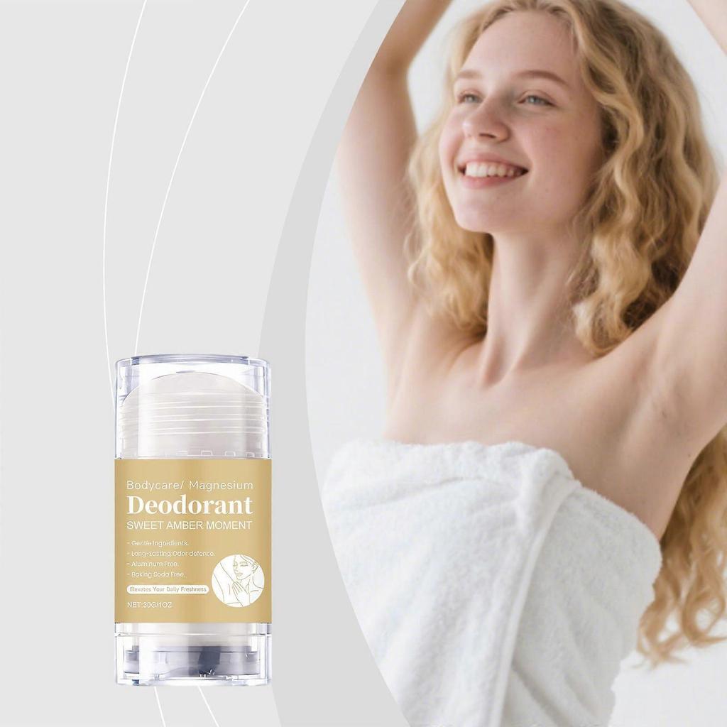 Natural Magnesium Deodorant for Women - Aluminum & Baking Soda Free, for Long-Lasting Odor Protection, Kid & Sensitive Skin Safe