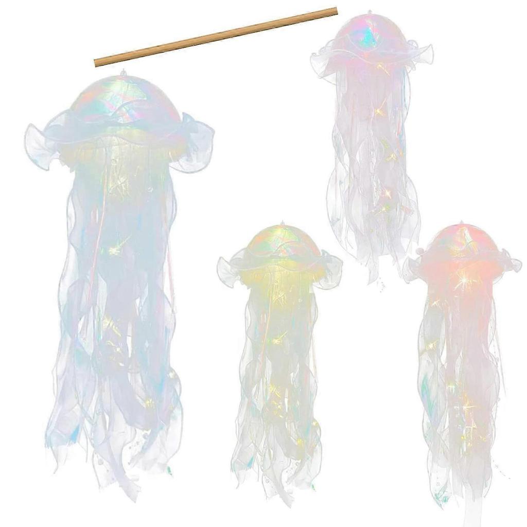 Jellyfish Lamp Decor - Hanging Jellyfish Lantern Decoration, Under The Sea Party Decoration, Mermaid Party Decoration