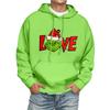 Men's Print Hooded Sweatshirt Long-Sleeve Casual Pullover Hoodie Hooded Sweatshirt