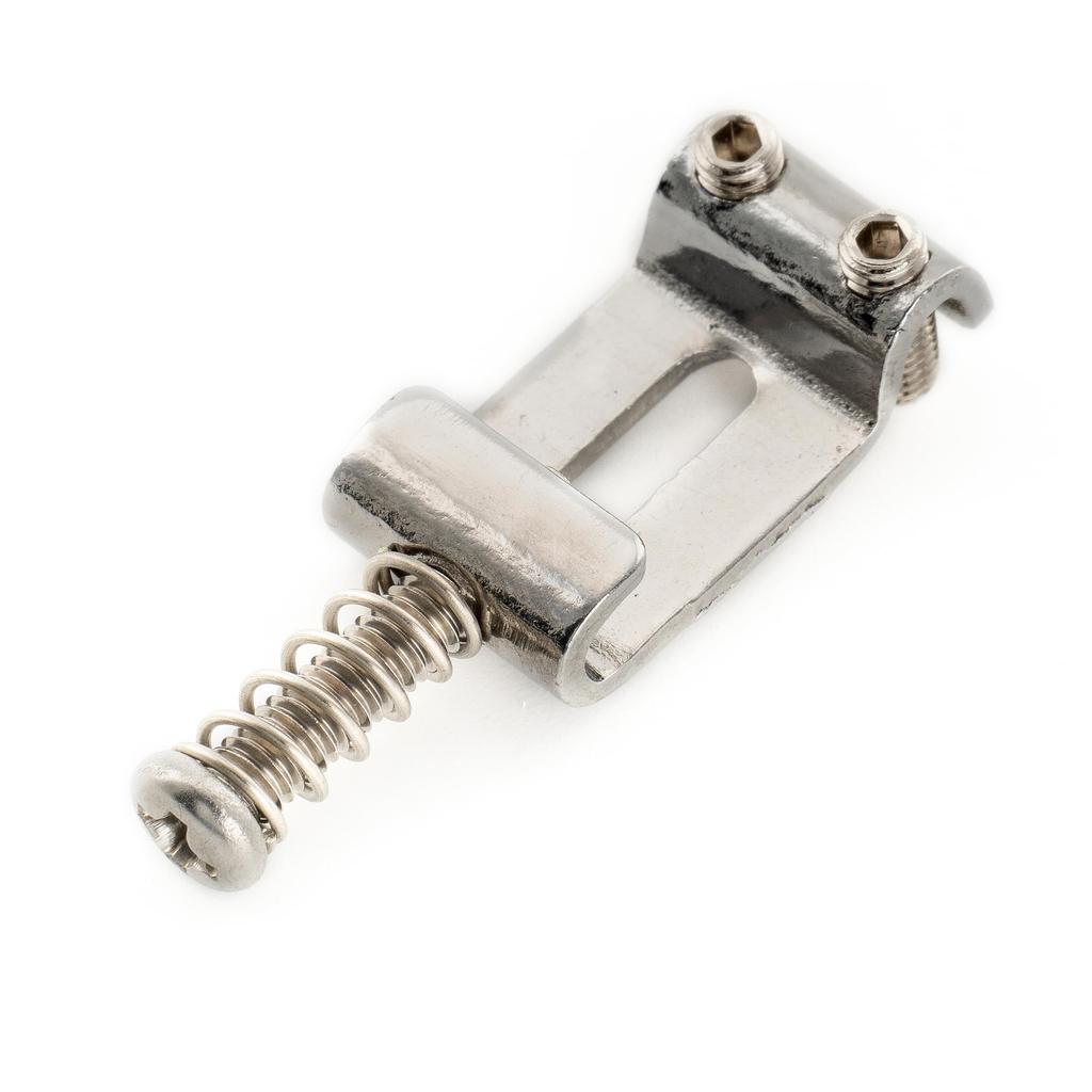 Musiclily Ultra Hardened Steel Vintage Bridge Saddles for Strat Electric Chrome of 10.8mm Guitar, (Set 6)