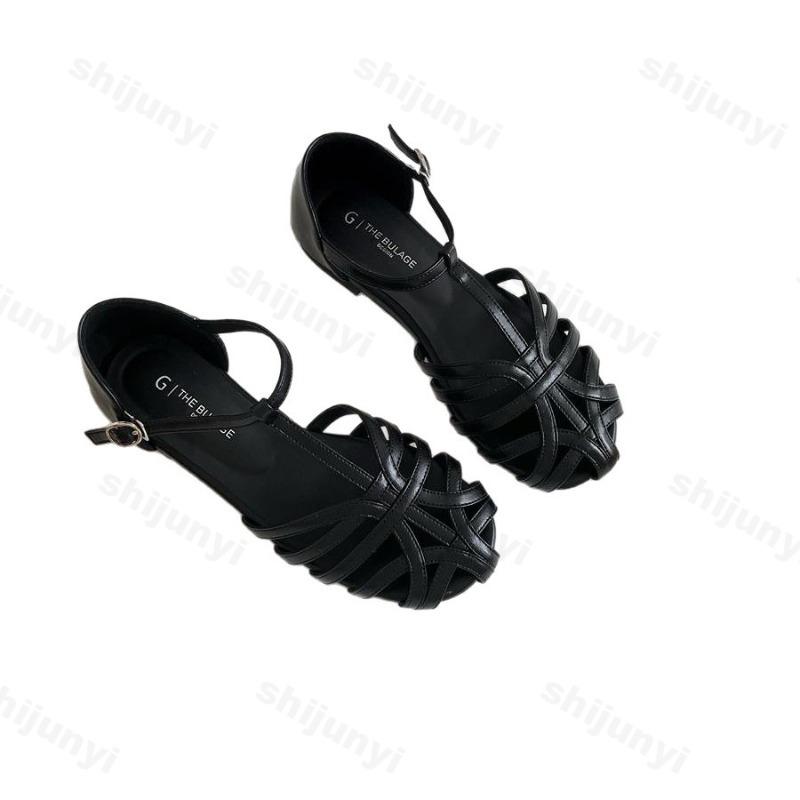 Fashion Women's Woven Designed Hollow Breathable Casual Sandals 2025 Summer Bohemian Style Fashion Comfortable Outdoor Beach Cool Shoes