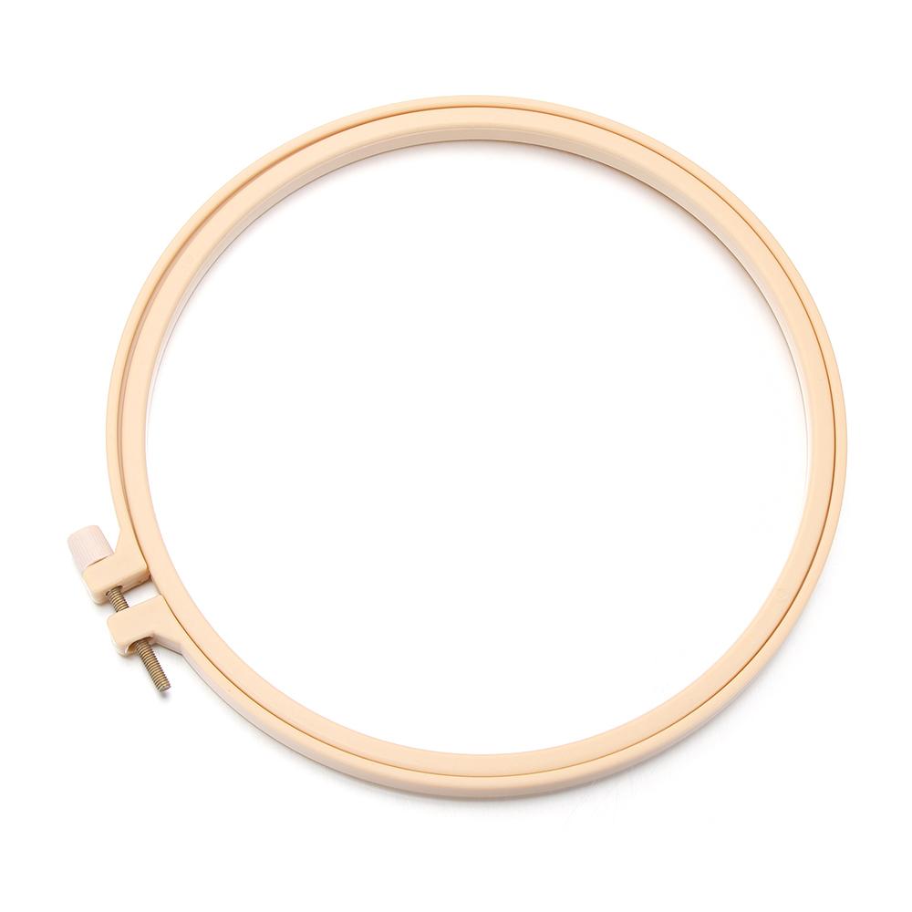 Practical Plastic Handcraft Vintage Pattern Cross Stitch Frame Embroidery Hoop Ring Sewing Tools Needle Arts