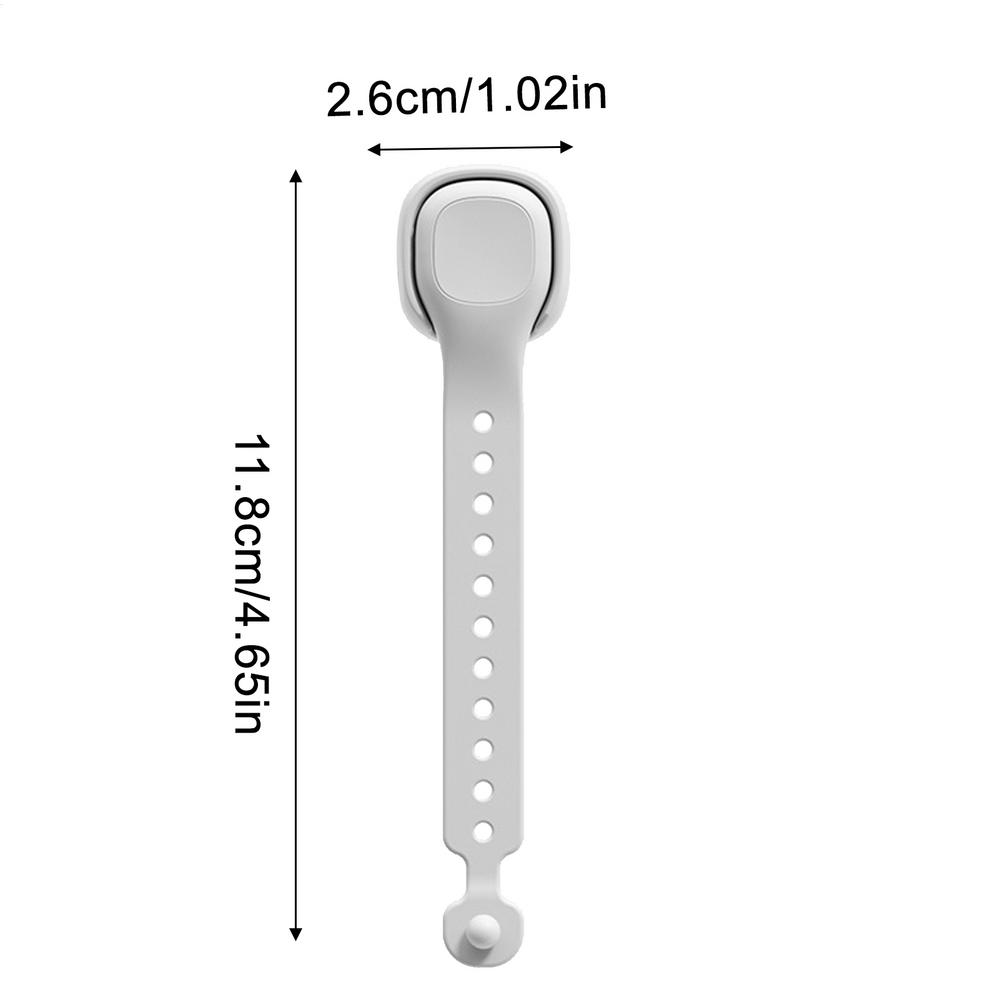 

Silicone Magnetic Cable Ties Reusable Silicone Cord Organizer With Buckle Holes Organizer Management Wraps For Wire Electronics білий