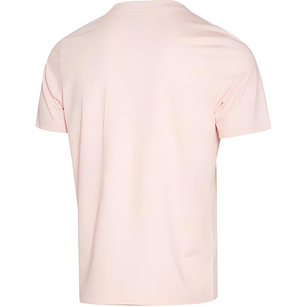 Puma Logo Print Round Neck Pullover Short Sleeve T-Shirt Unisex T-Shirts Lotus-Pink 847669-36