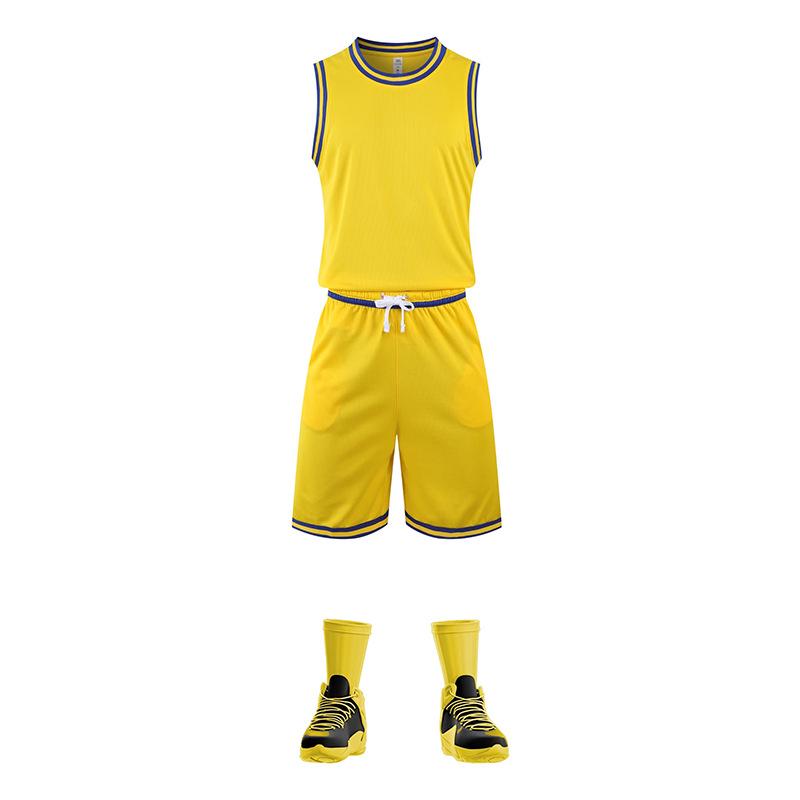 

Ультрабыстрый мужской баскетбольный командный комплект джерси - Принтованная спортивная майка и шорты для соревнований и тренировок L