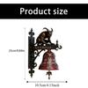 Resin Material Krampus Decorative Ornament Resin Decorative Hanging Bells  Halloween Decoration