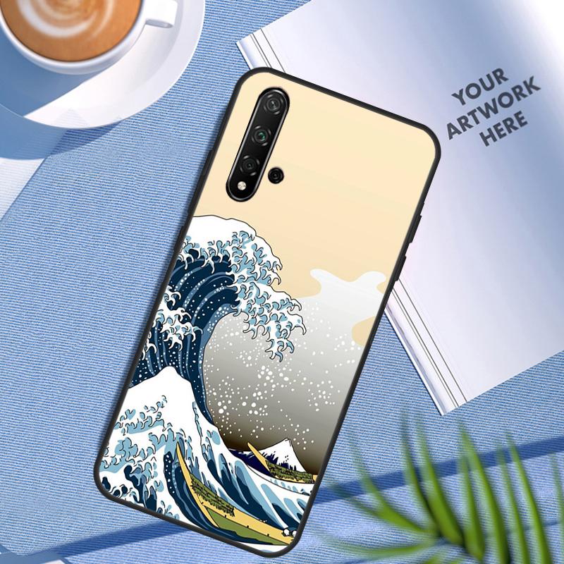 Great Wave Off Kanagawa Japan For Huawei Nova 3i 7i 8i 11 12i 10 9 SE Y60 Y61 Y70 Y72 Y73 Y90 Y91 P20 P30 Pro P40 Lite Case