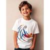 Summer Fashion Children's Clothing Creative Colorful Football 3D Printed T-shirt Comfortable Soft Breathable Casual Versatile Short Sleeve T-shirt