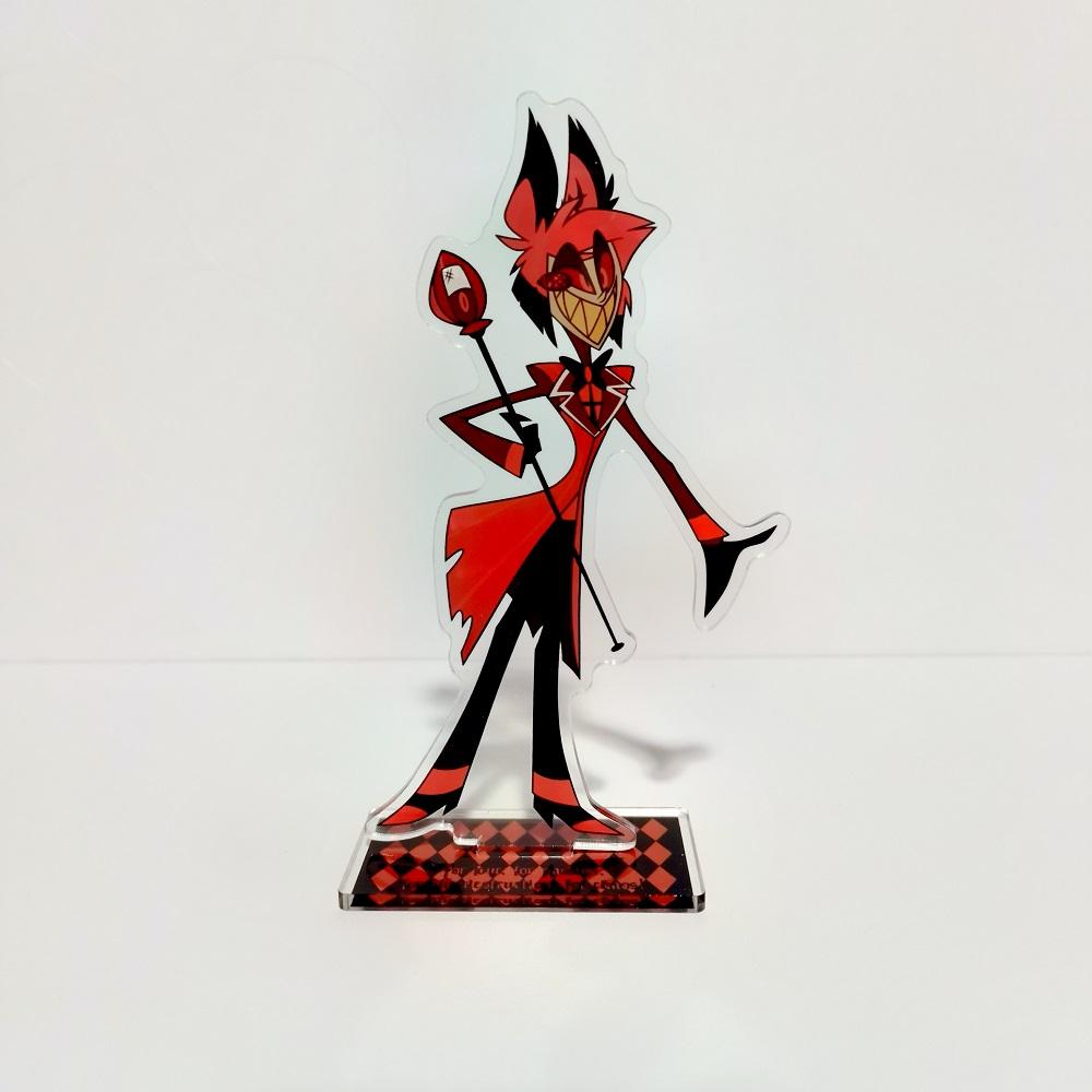 Hazbin Alastor Hotel Morning Cosplay Stand Anime 15cm Acrylic Cartoon Model Standing Birthday Presents Bag Decoration Set Premium Quality