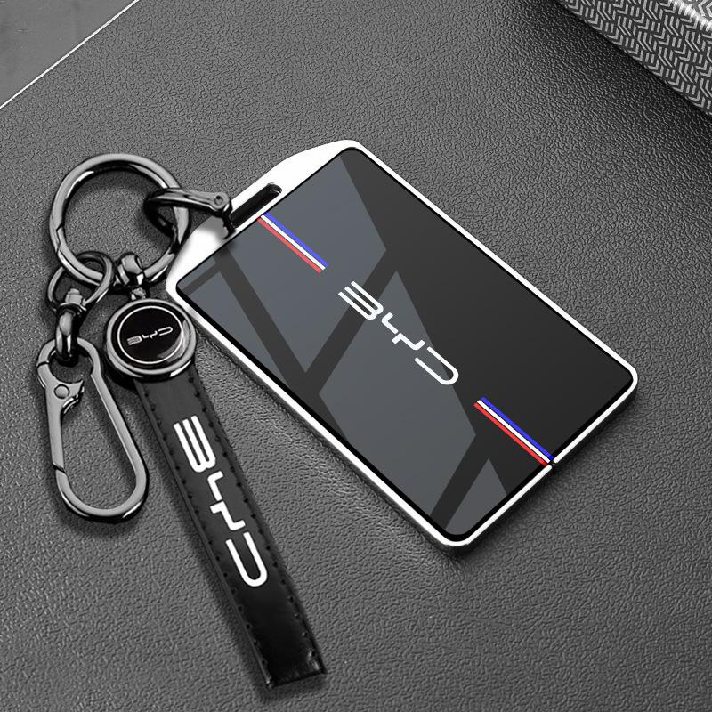 Applicable To 2025 BYD Xia Key Set DMi Excellent Beyond Car Metal Buckle Card Case Decoration
