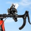 Uniwersalny amortyzujący uchwyt do telefonu na kierownicę motocykla Bezpieczny silikonowy chwyt Technologia tłumienia wibracji Stabilny towarzysz jazdy