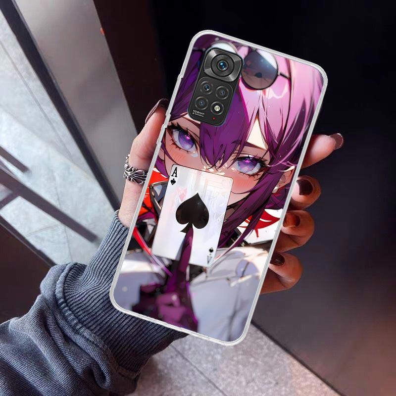 Honkai Star Rail Kafka Phone Case For Xiaomi Redmi Note 10 11 12 13 14 15 Pro Plus 11S 12S 14S 11T 11E 10S Soft TPU Back Cover R