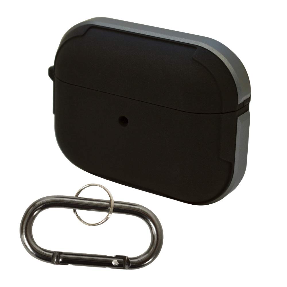 

Rasta banana Чехол для Air Pods Pro, простой чехол с карабином, ударопрочный, поглощающий, совместимый с беспроводной зарядкой, черный и космический серый Air Pods Pro