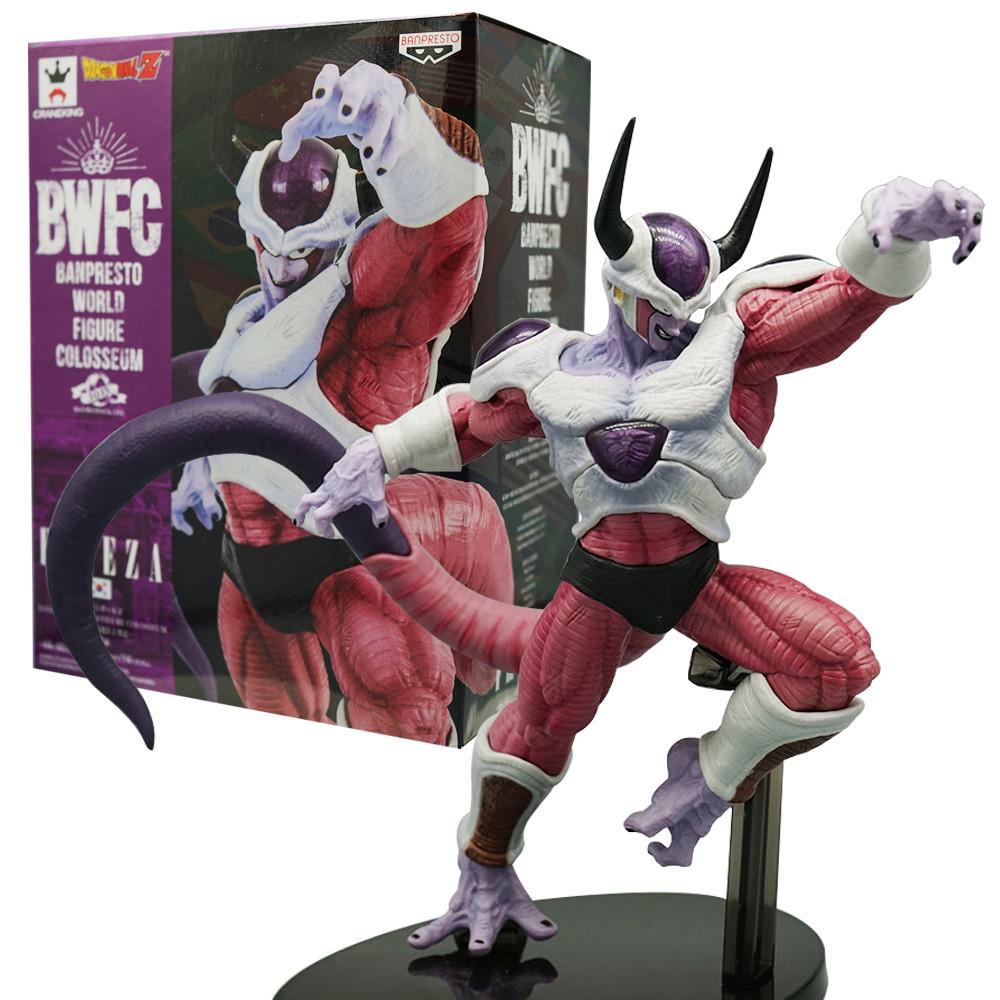 22 CM Figurka Modelowa Anime Dragon Ball Frieza Król Tenkaichi Budokai 2 Frieza w Bitwie Przerażający Mięśniowy Człowiek Model Zabawka Akcyjna