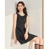 IEF 2025 Autumn French Style Slimming Little Black Vest Dress