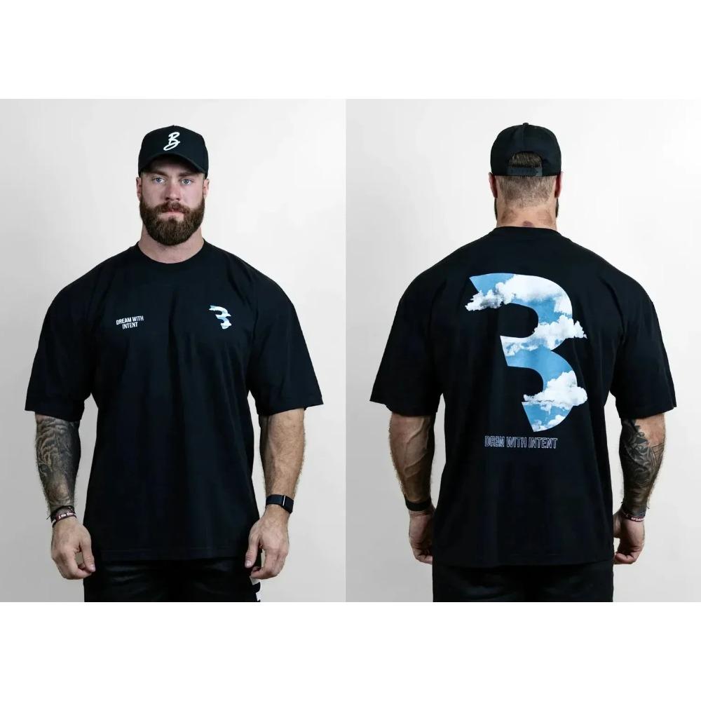 Oversized T-skjorter CBUM-skjorter Trenings-t-skjorter Merchandise Camiseta Thavage Herreklær Treningsstudio Cbum Fitness Polera Chris Bumstead Raw